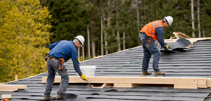 Garage Felt Roof Replacement in Bedford
