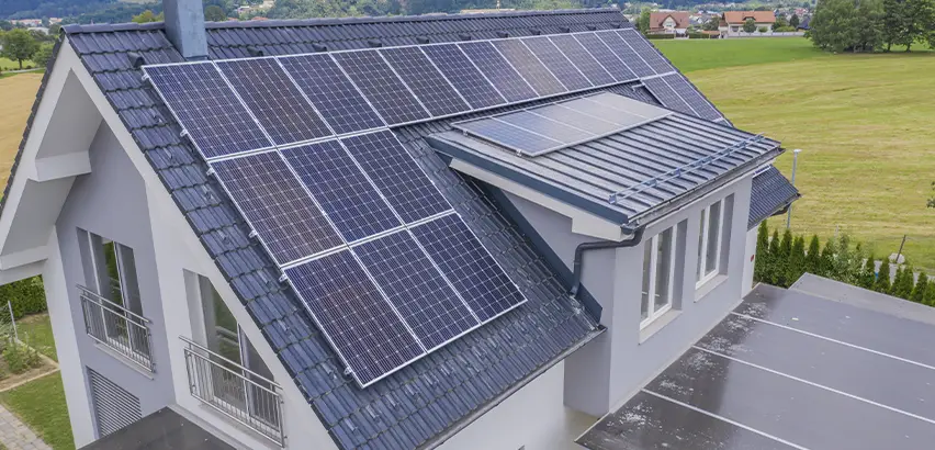 Residential Solar Roof Installation in Bedford
