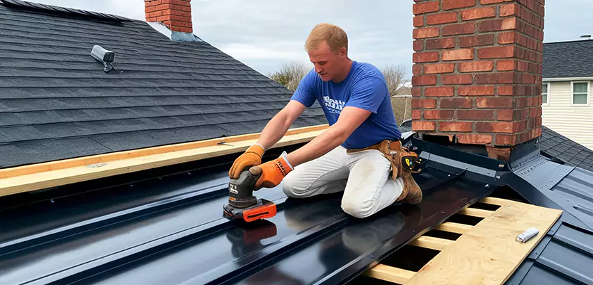 Metal Roof Leak Repair in Bedford