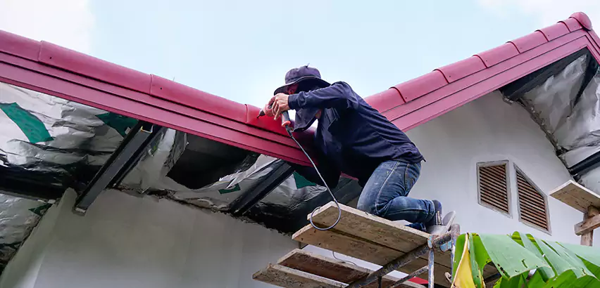 Residential Wind Damage Roof Repair in Bedford